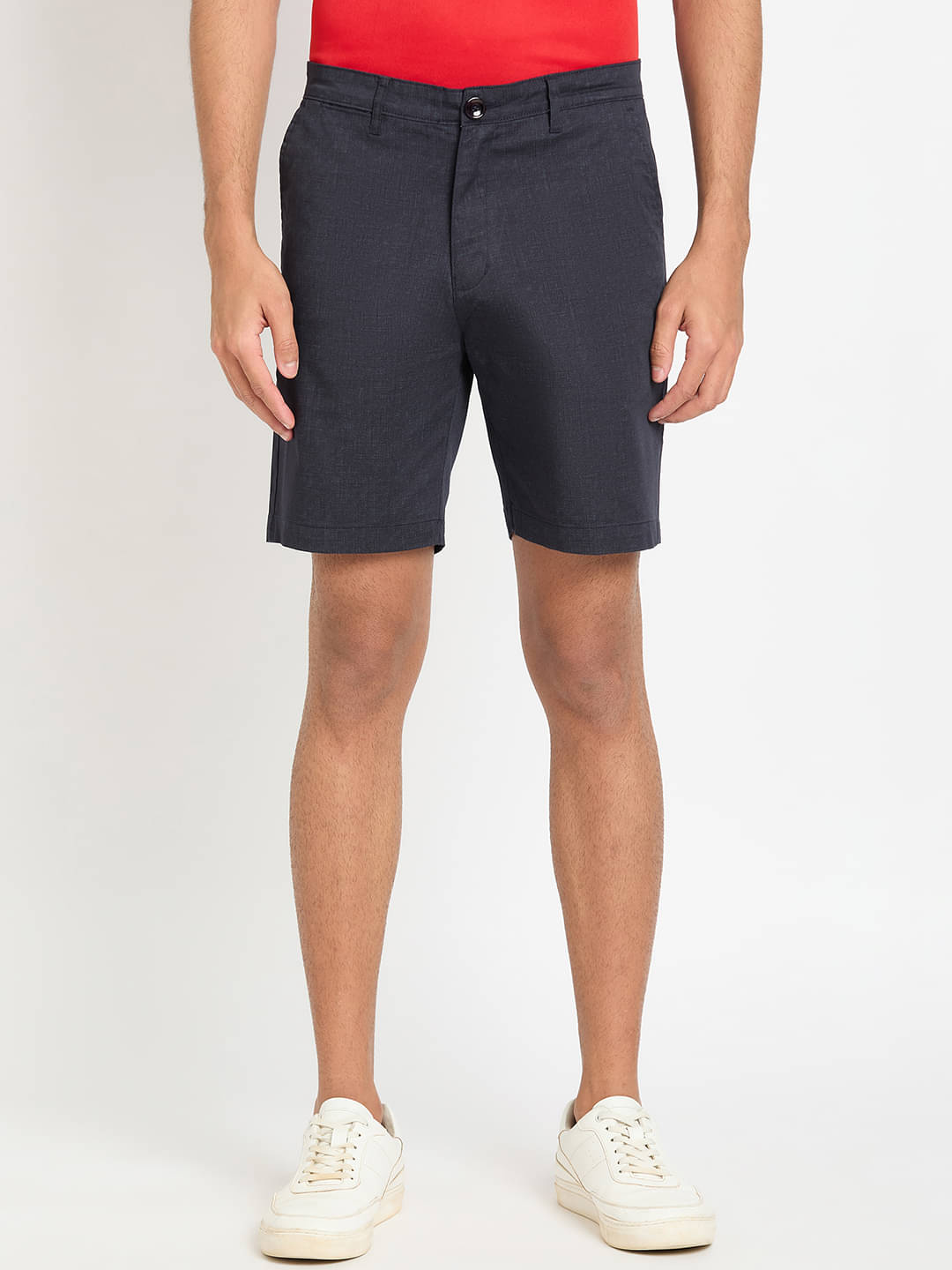     			Club York Navy Cotton Blend Men's Shorts ( Pack of 1 )