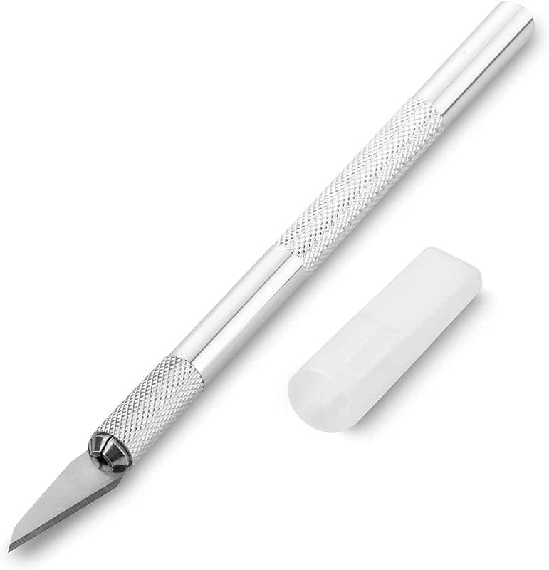 ECLET Detail Pen Knife With 5 Interchangeable Sharp Blades For Carving/Mat Cutting &Paper Cutting (code 13 ECLET Detail Pen Knife With 5 Interchangeable Sharp Blades For Carving/Mat Cutting &Paper Cutting (code 13