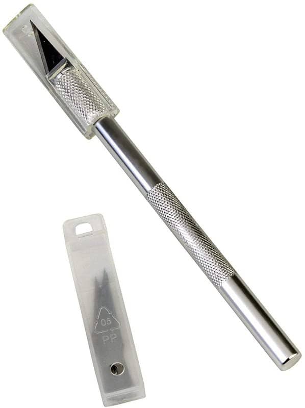 ECLET Detail Pen Knife with 5 Interchangeable Sharp Blades for Carving/Mat Cutting &Paper Cutting