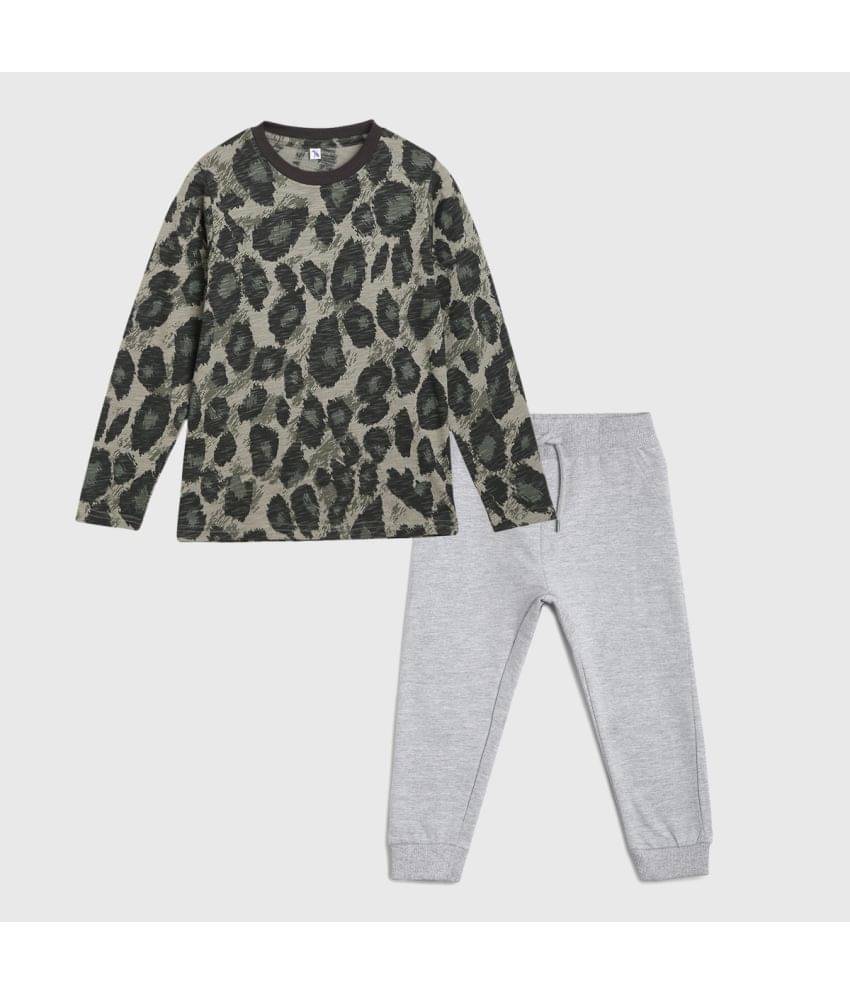     			ETCHED DESIGN Pack of 2 Boys 100% Cotton Tracksuit ( Multi )
