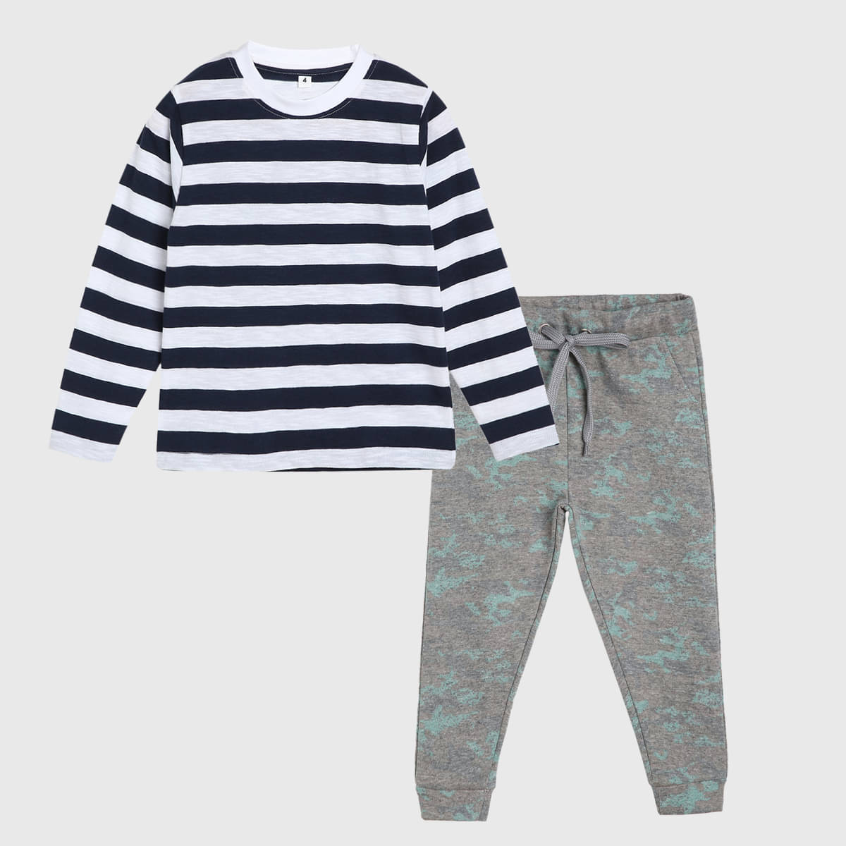 ETCHED DESIGN Pack of 2 Boys 100% Cotton Tracksuit ( Multi )     			ETCHED DESIGN Pack of 2 Boys 100% Cotton Tracksuit ( Multi )