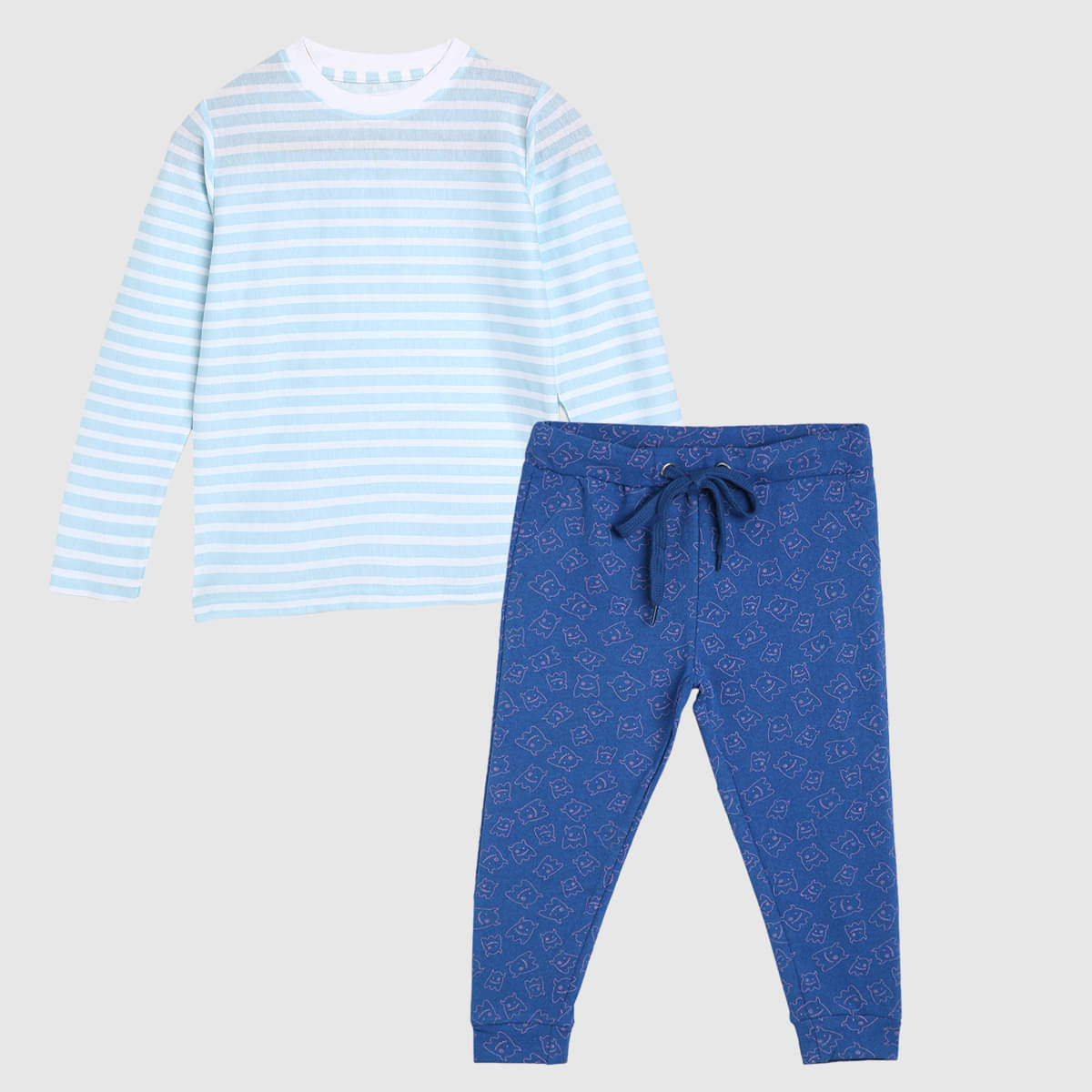    			ETCHED DESIGN Pack of 2 Boys 100% Cotton Tracksuit ( Multi )