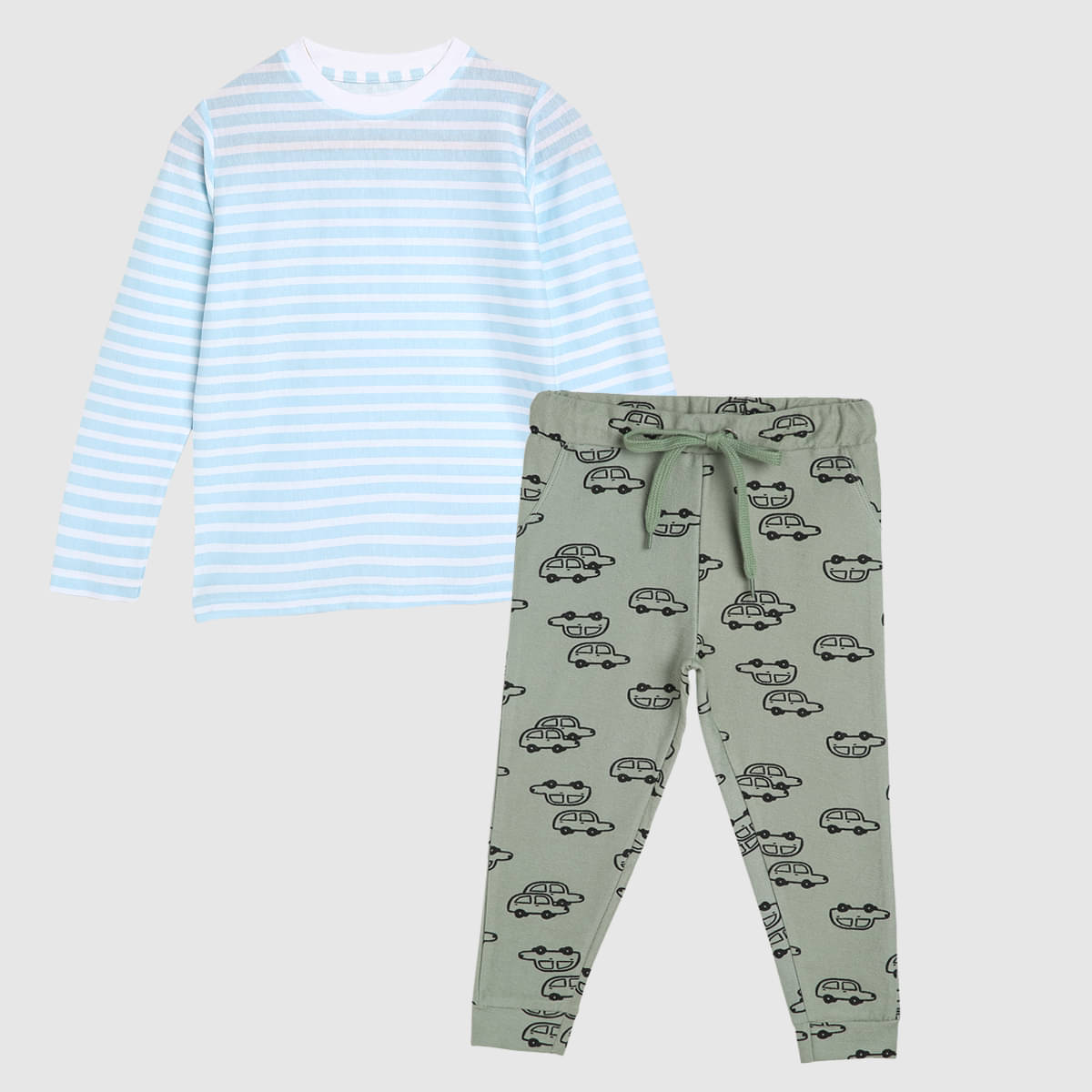     			ETCHED DESIGN Pack of 2 Boys 100% Cotton Tracksuit ( Multi )