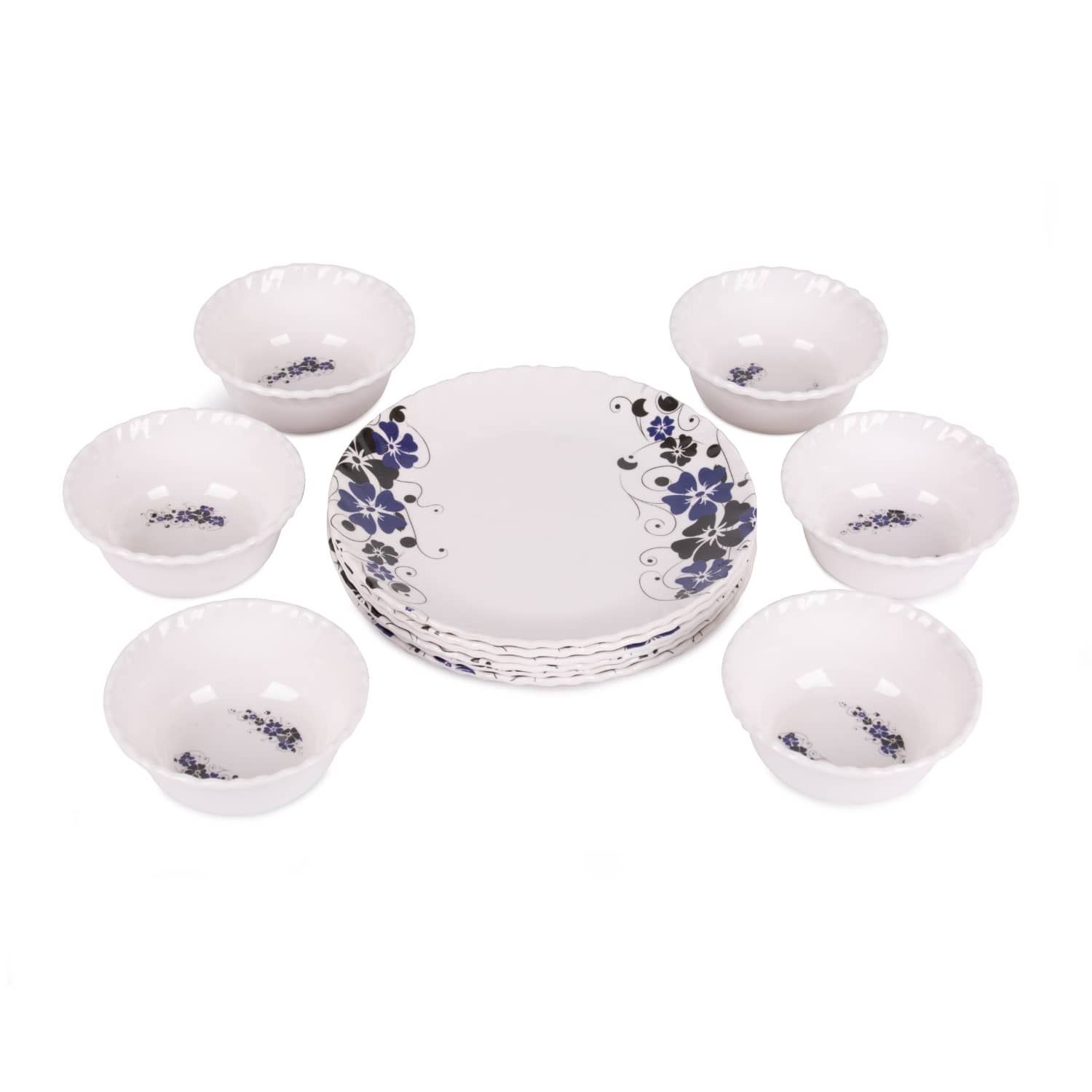 Cello Platino Melamine Dinner Set (24 Pcs) Retro