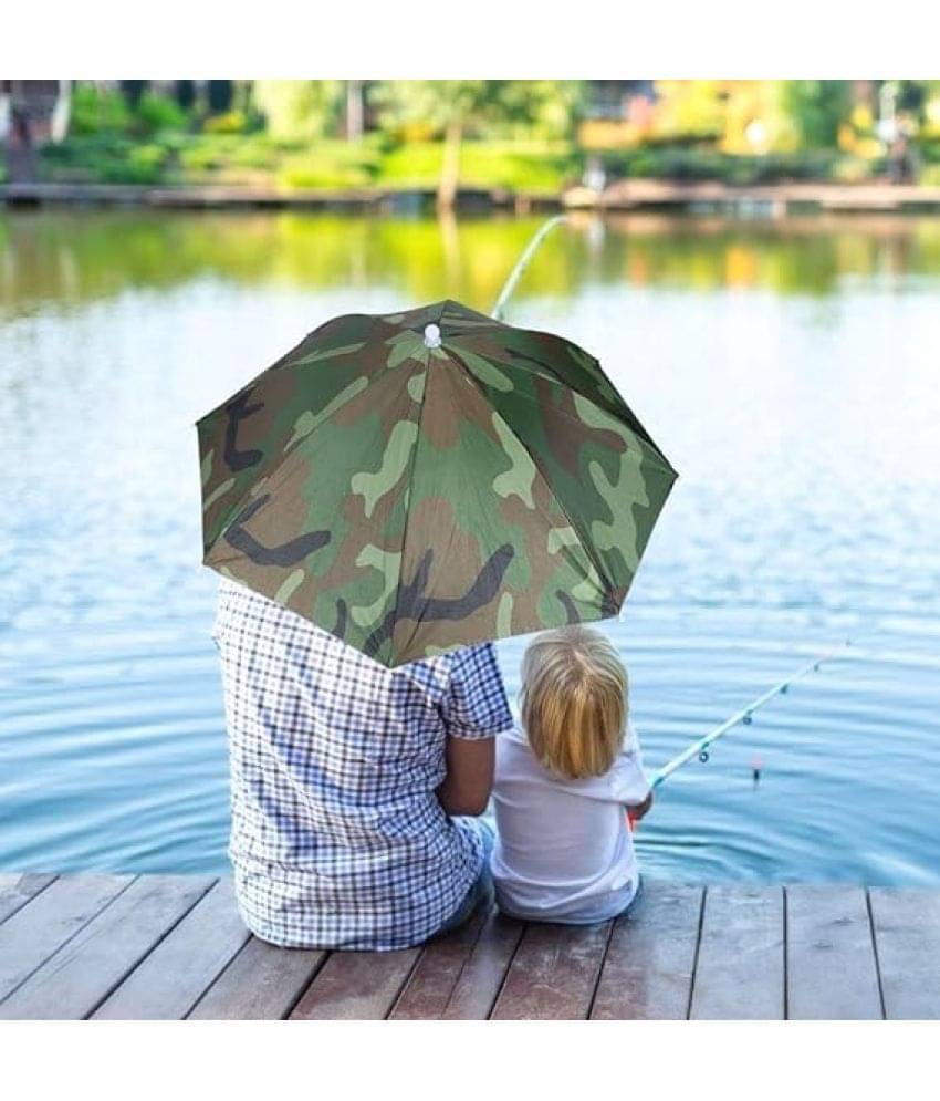     			Infispace Green Hand's Free Umbrella