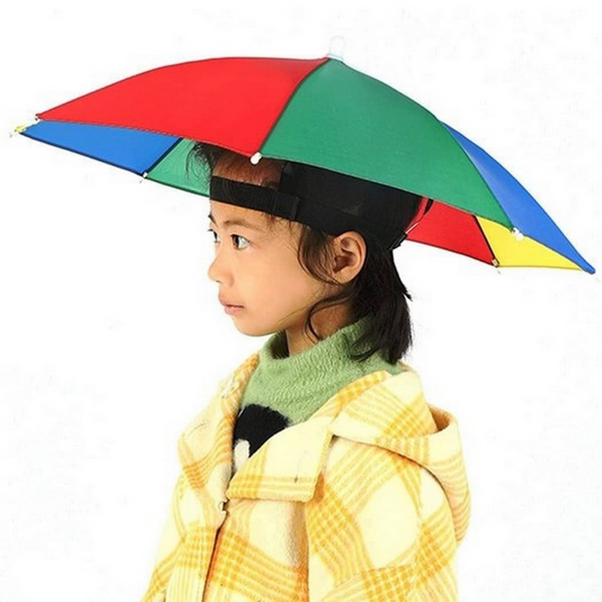 Infispace Headwear Cap Umbrella Multi Color Soft Durable, Adjustable Elastic, (21) Size Fits All Ages Plastic Hat Cap Umbrella for Kids, Men/Women and Adults Rain Protection Headwear Hat Umbrella (Multi) Pack of 1 Infispace Headwear Cap Umbrella Multi Color Soft Durable, Adjustable Elastic, (21) Size Fits All Ages Plastic Hat Cap Umbrella for Kids, Men/Women and Adults Rain Protection Headwear Hat Umbrella (Multi) Pack of 1
