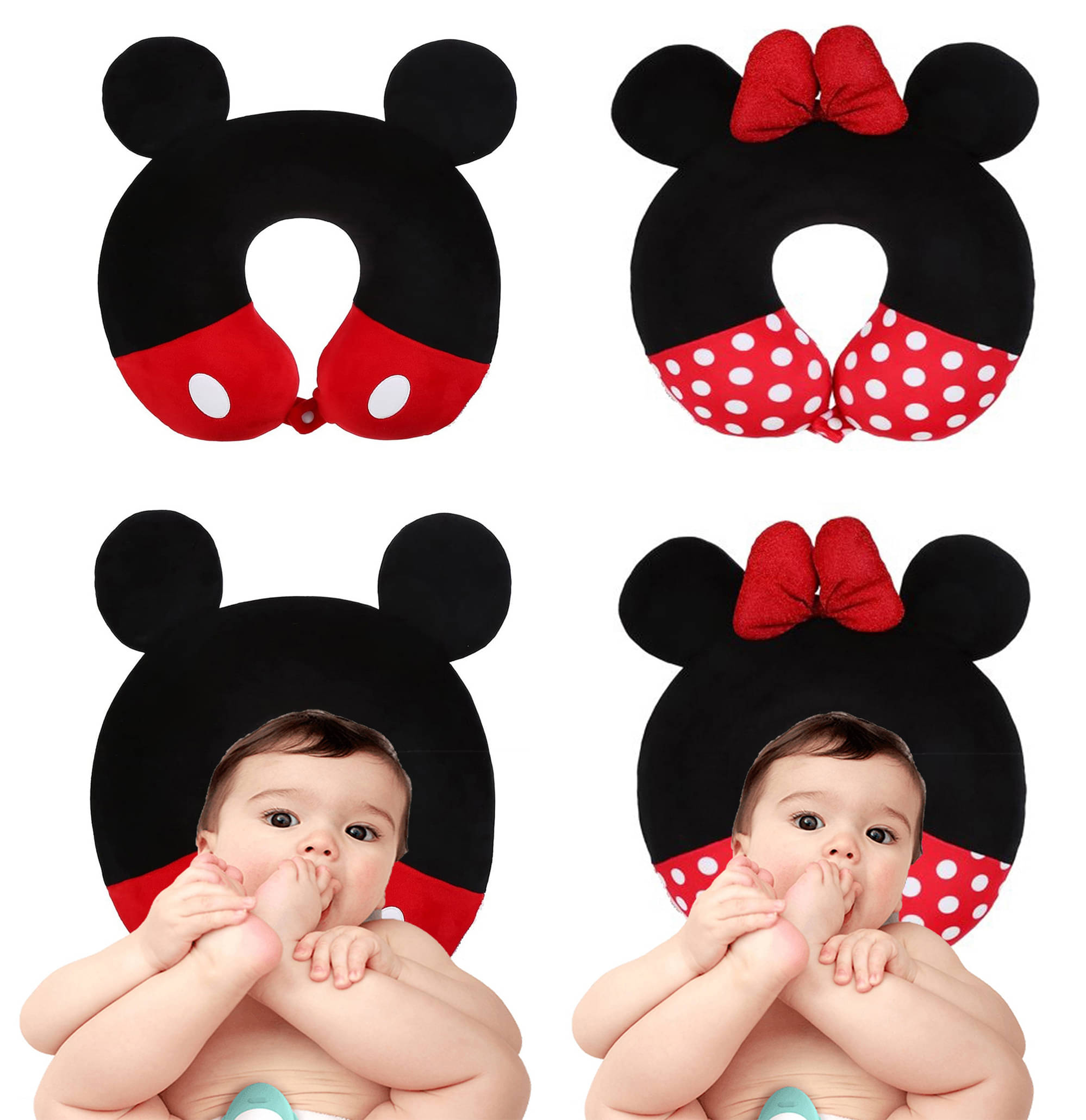     			JUZZII Set of 2 Multi-Colour Velvet Kids Fibre Filled Pillow