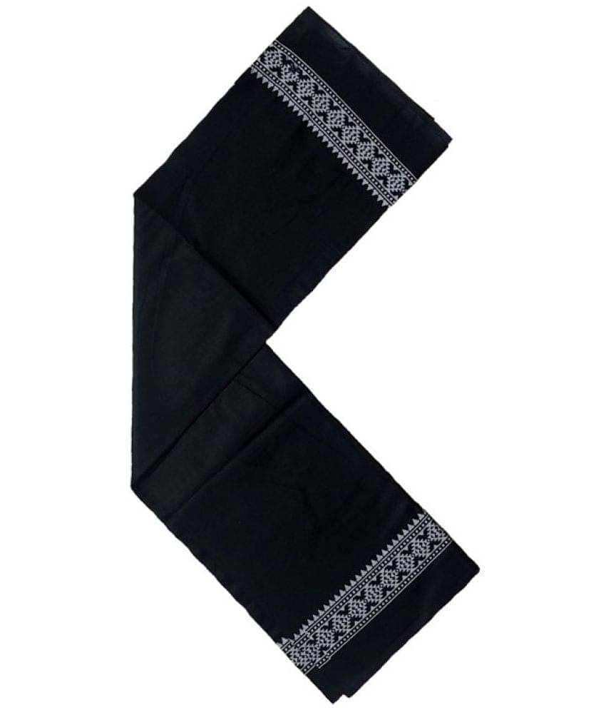     			Mk weaves Cotton Printed Below 300 -GSM Bath Towel ( Pack of 1 ) - Black