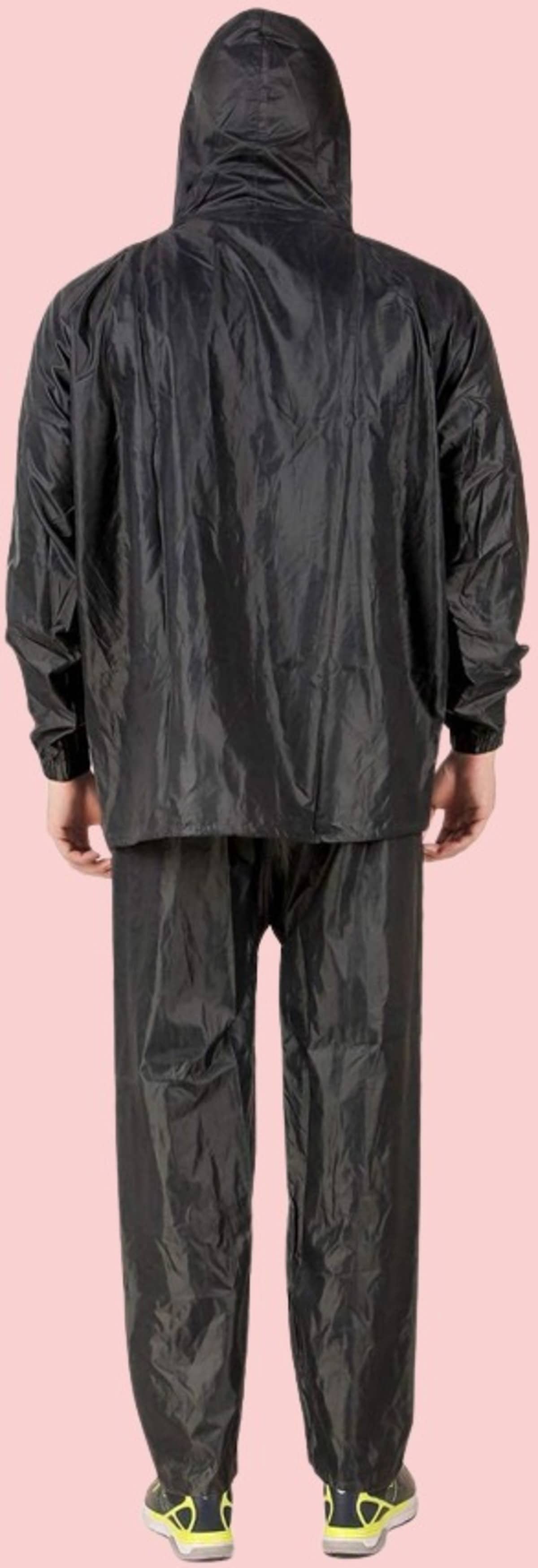 PP Kurtis Black Polyester Men's Rain Suit ( Pack of 1 )