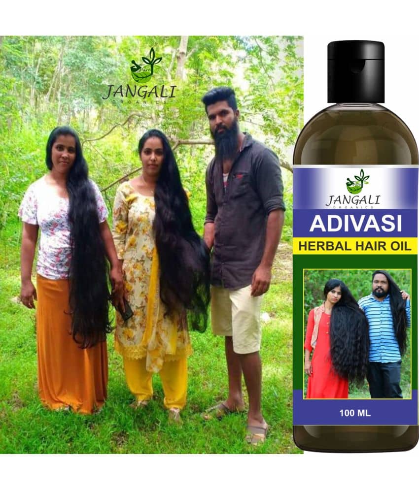PURE Jangali ORGANICS Adivasi herbal HAIR OIL FOR All Type of Hair Problem Growth 100ML