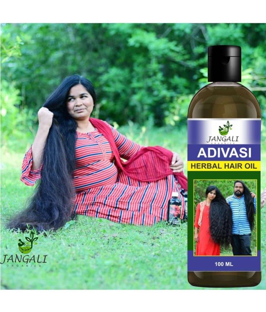 PURE Jangali ORGANICS Adivasi herbal HAIR OIL FOR All Type of Hair Problem Growth 100ML PURE Jangali ORGANICS Adivasi herbal HAIR OIL FOR All Type of Hair Problem Growth 100ML