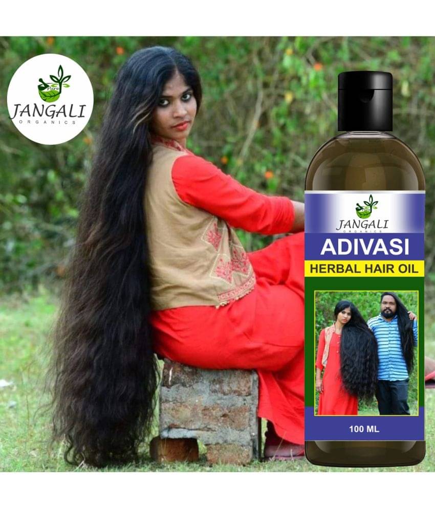 PURE Jangali ORGANICS Adivasi herbal HAIR OIL FOR All Type of Hair Problem Growth 100ML PURE Jangali ORGANICS Adivasi herbal HAIR OIL FOR All Type of Hair Problem Growth 100ML