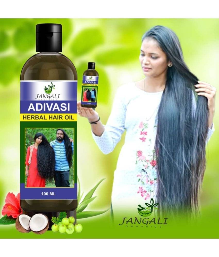 PURE Jangali ORGANICS Adivasi herbal HAIR OIL FOR All Type of Hair Problem Growth 100ML PURE Jangali ORGANICS Adivasi herbal HAIR OIL FOR All Type of Hair Problem Growth 100ML