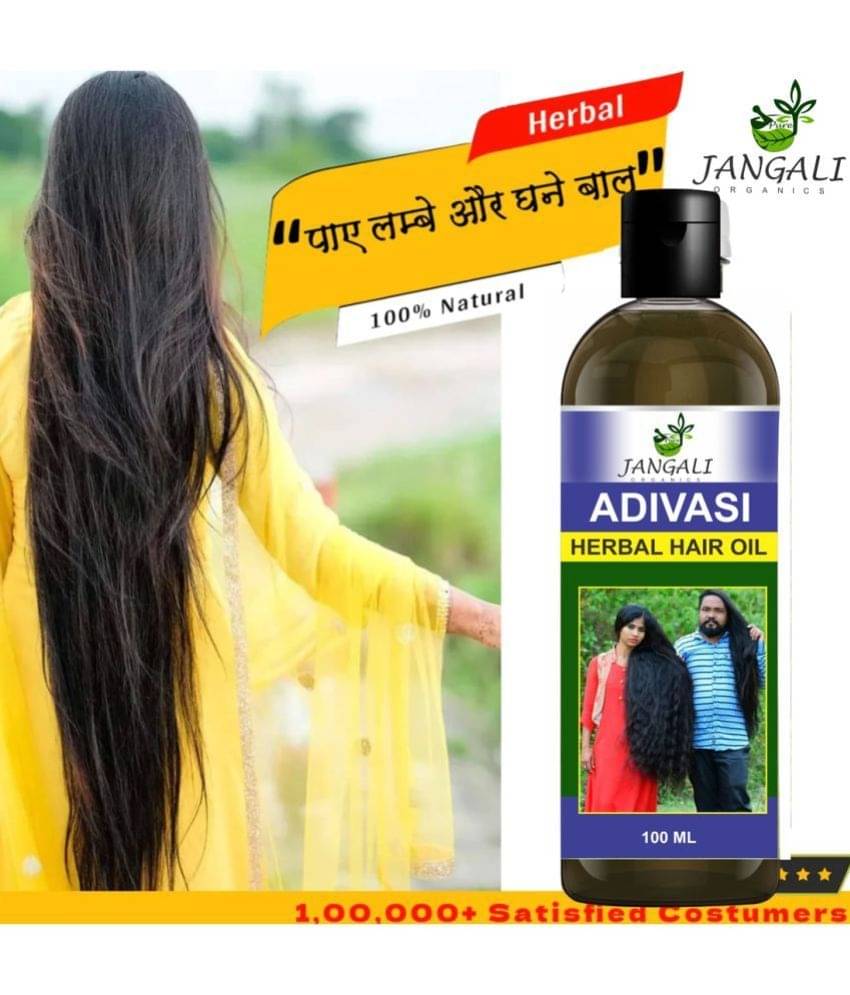 PURE Jangali ORGANICS Adivasi herbal HAIR OIL FOR All Type of Hair Problem Growth 100ML PURE Jangali ORGANICS Adivasi herbal HAIR OIL FOR All Type of Hair Problem Growth 100ML