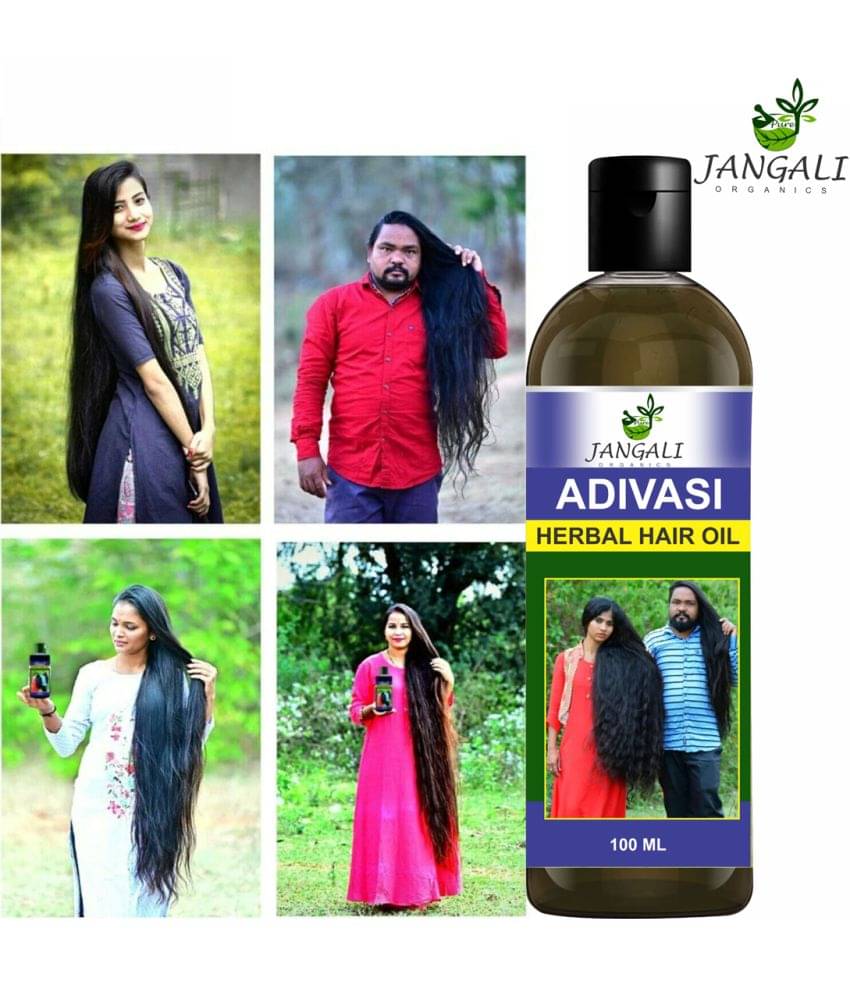 PURE Jangali ORGANICS Adivasi herbal HAIR OIL FOR All Type of Hair Problem Growth 100ML PURE Jangali ORGANICS Adivasi herbal HAIR OIL FOR All Type of Hair Problem Growth 100ML