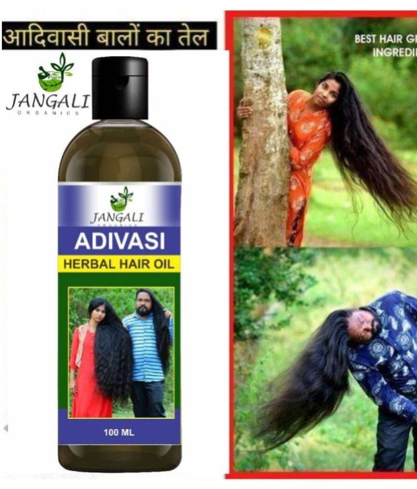     			PURE Jangali ORGANICS Adivasi herbal HAIR OIL FOR All Type of Hair Problem Growth 100ML