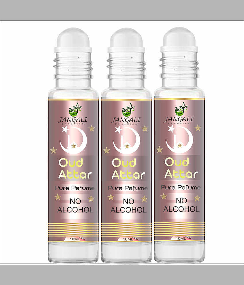 Pure Jangali Organics Oud Non- Alcoholic Below 50ml Attar ( Pack of 3 )