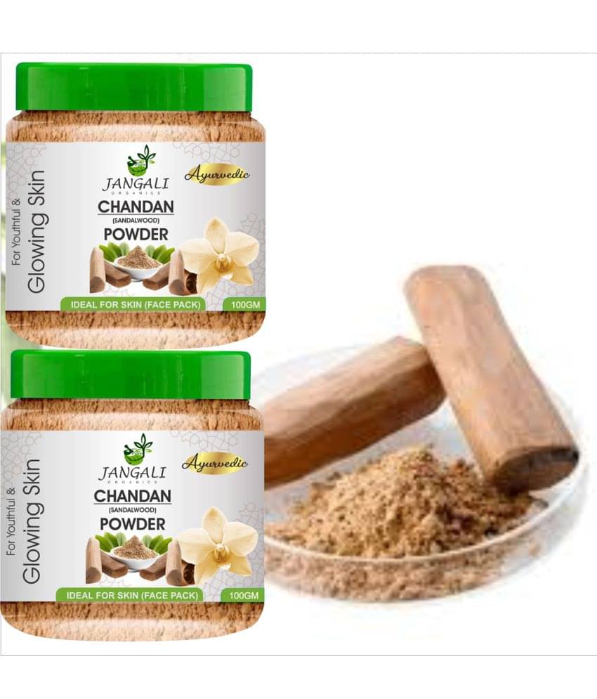 PURE Jangali ORGANICS Sandalwood Powder (Chandan powder) for Face Pack & Skin 300GM PURE Jangali ORGANICS Sandalwood Powder (Chandan powder) for Face Pack & Skin 300GM