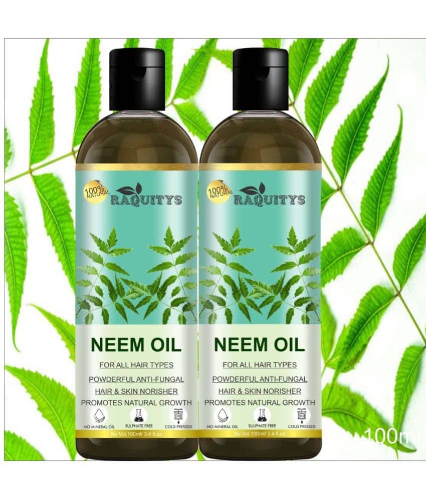 RAQUITYS Neem Oil- Natural & Cold Pressed for Dandruff & Scalp 200ML RAQUITYS Neem Oil- Natural & Cold Pressed for Dandruff & Scalp 200ML