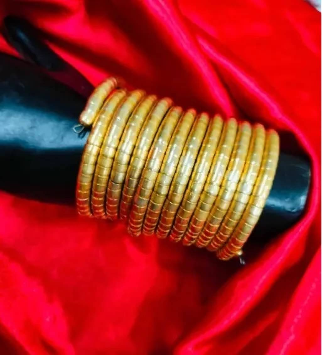 Samridhi DC Gold Bangle ( Pack of 1 ) Samridhi DC Gold Bangle ( Pack of 1 )