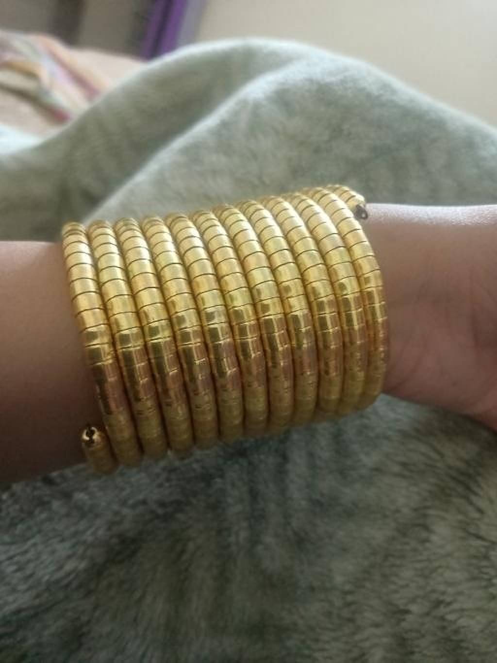 Samridhi DC Gold Bangle ( Pack of 1 ) Samridhi DC Gold Bangle ( Pack of 1 )