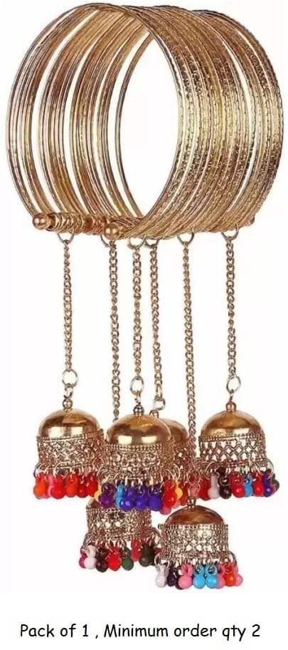 Samridhi DC Gold Bangle ( Pack of 1 ) Samridhi DC Gold Bangle ( Pack of 1 )
