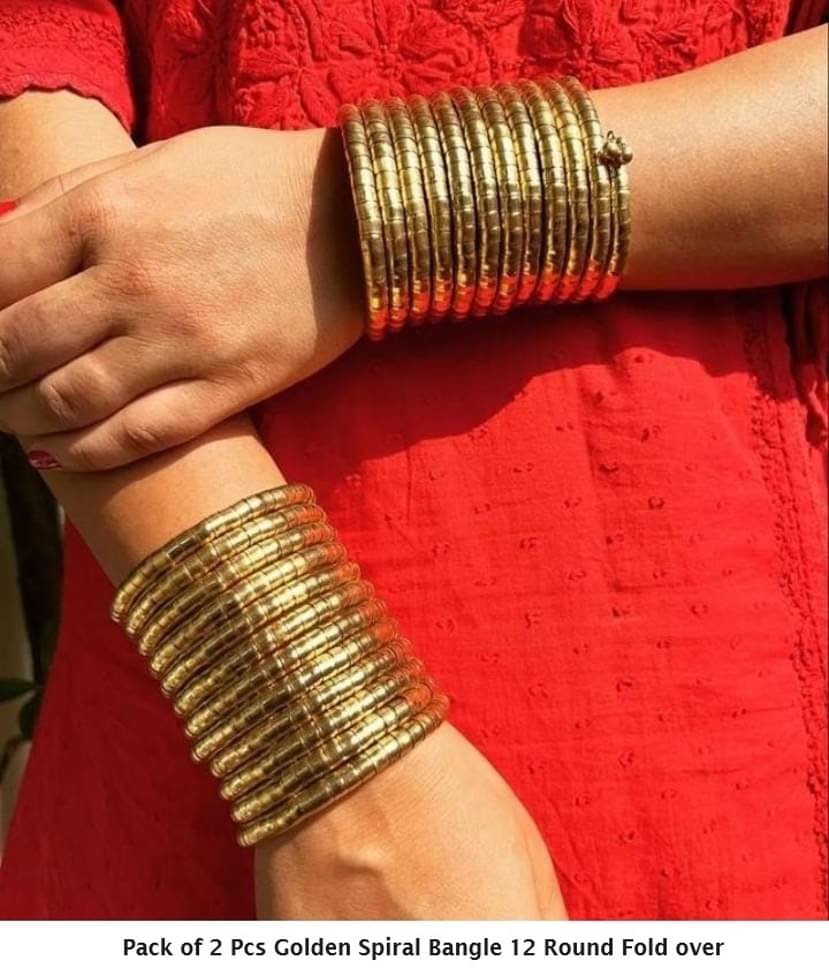 Samridhi DC Gold Bangle Set ( Pack of 2 )     			Samridhi DC Gold Bangle Set ( Pack of 2 )