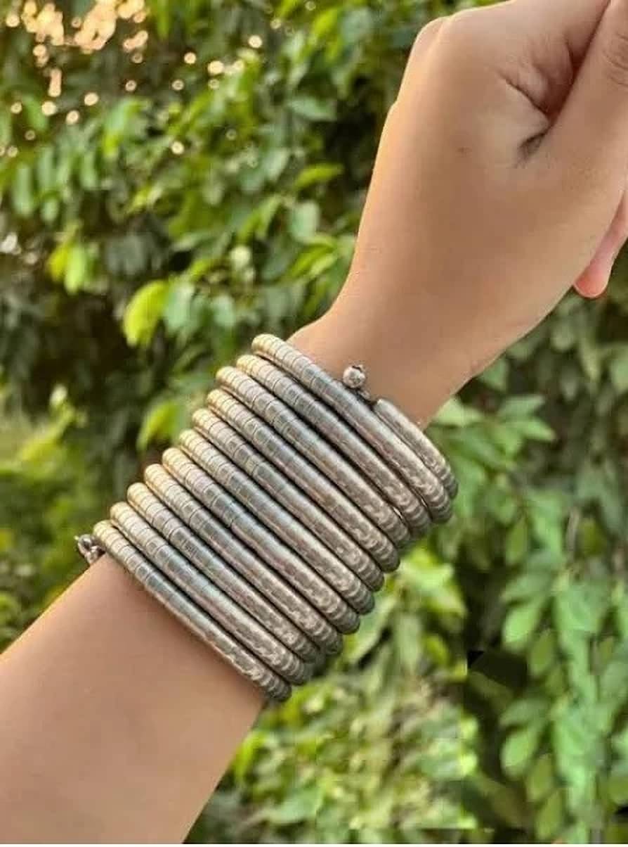 Samridhi DC Silver Bangle ( Pack of 1 ) Samridhi DC Silver Bangle ( Pack of 1 )