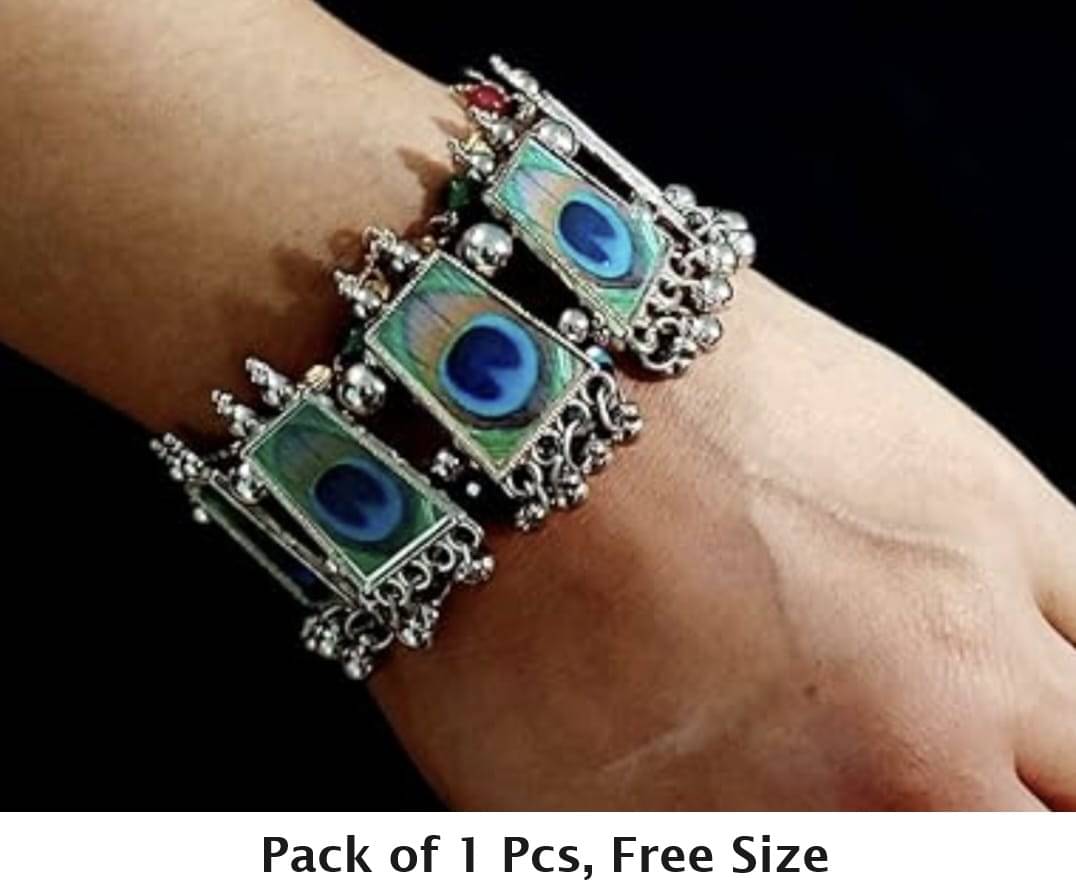     			Samridhi DC Silver Bangle ( Pack of 1 )