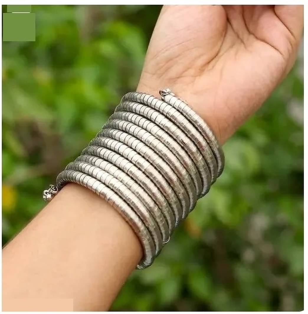 Samridhi DC Silver Bangle ( Pack of 1 ) Samridhi DC Silver Bangle ( Pack of 1 )