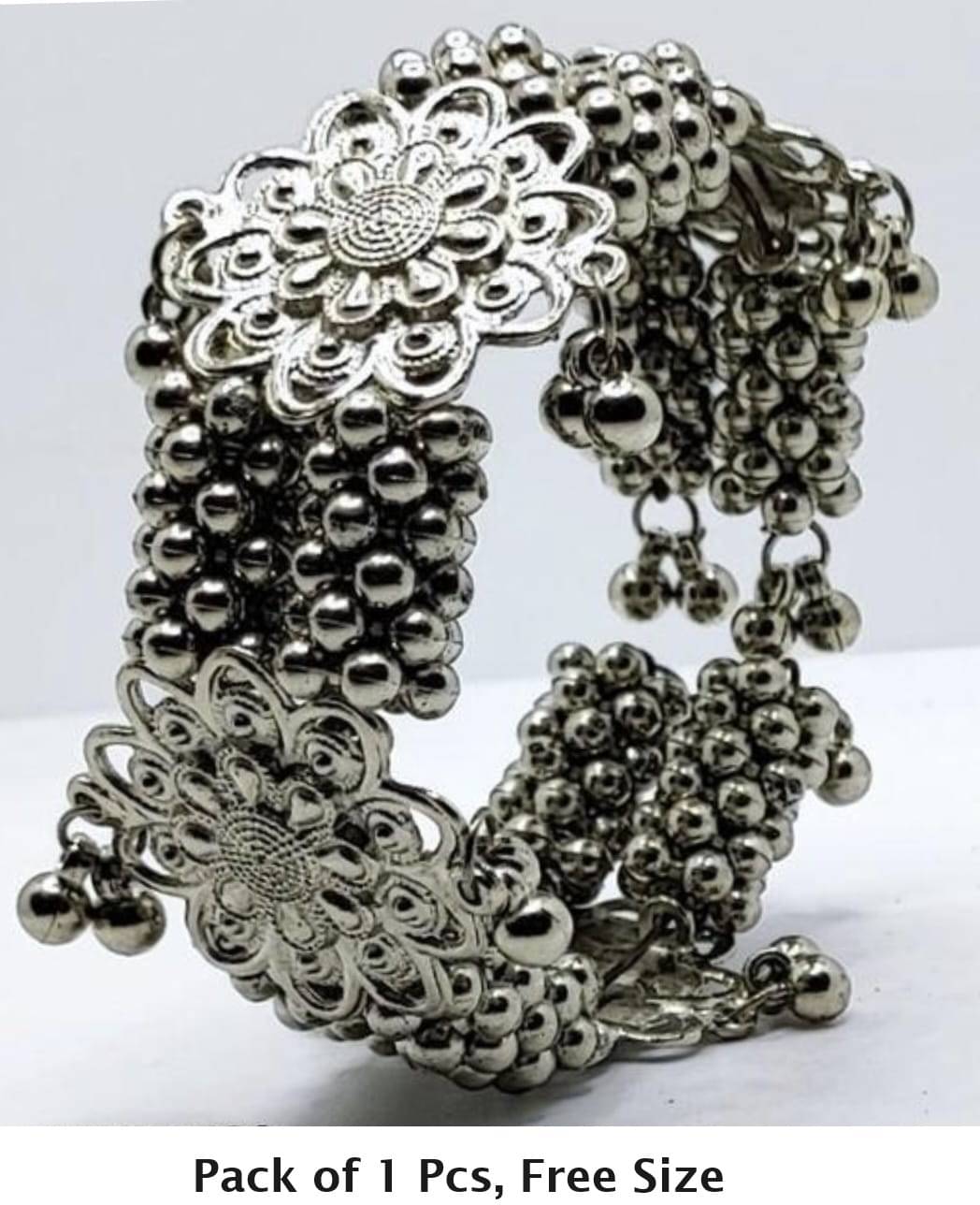 Samridhi DC Silver Bangle ( Pack of 1 )     			Samridhi DC Silver Bangle ( Pack of 1 )