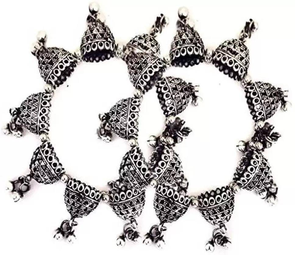 Samridhi DC Silver Bangle ( Pack of 2 ) Samridhi DC Silver Bangle ( Pack of 2 )