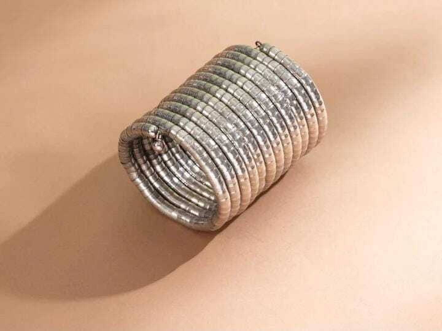 Samridhi DC Silver Bangle ( Pack of 1 ) Samridhi DC Silver Bangle ( Pack of 1 )