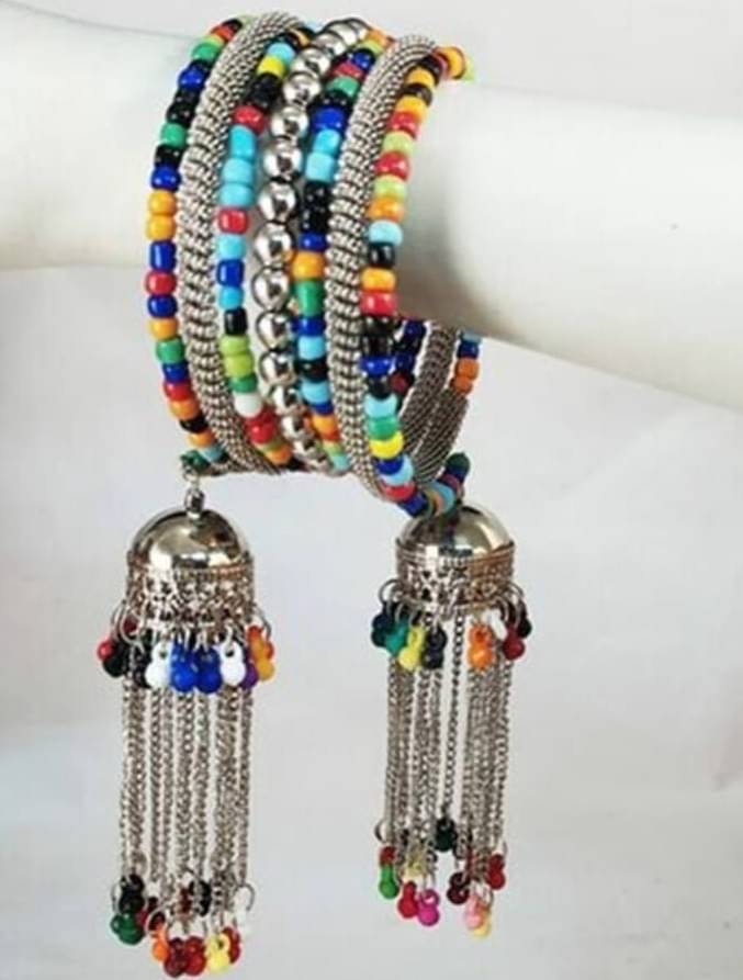 Samridhi DC Silver Bangle ( Pack of 1 ) Samridhi DC Silver Bangle ( Pack of 1 )