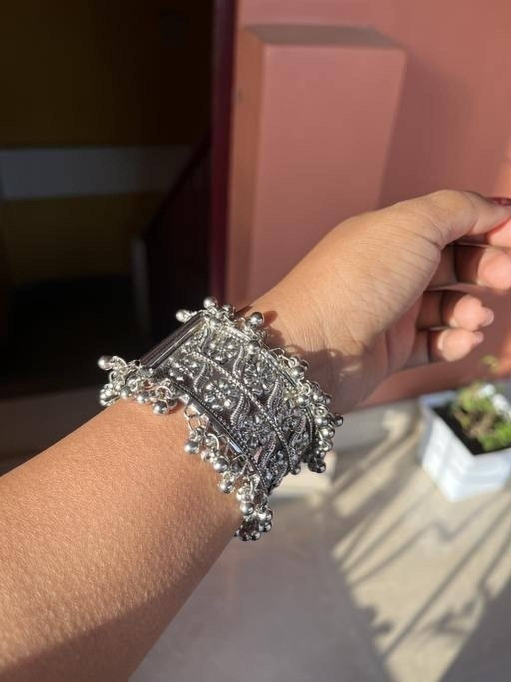 Samridhi DC Silver Cuff ( Pack of 1 ) Samridhi DC Silver Cuff ( Pack of 1 )
