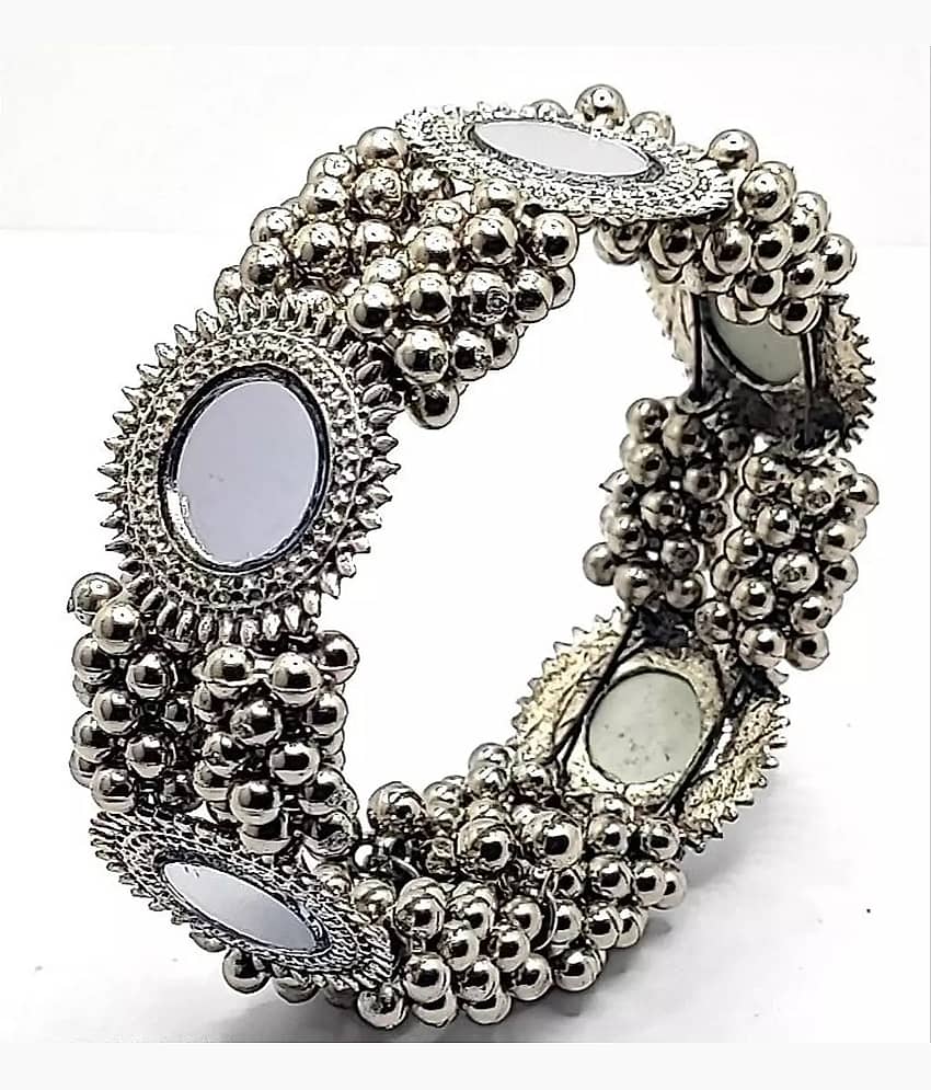 Samridhi DC Silver Cuff ( Pack of 1 ) - Bangles & Bracelets | Buy online on ZillyBuy