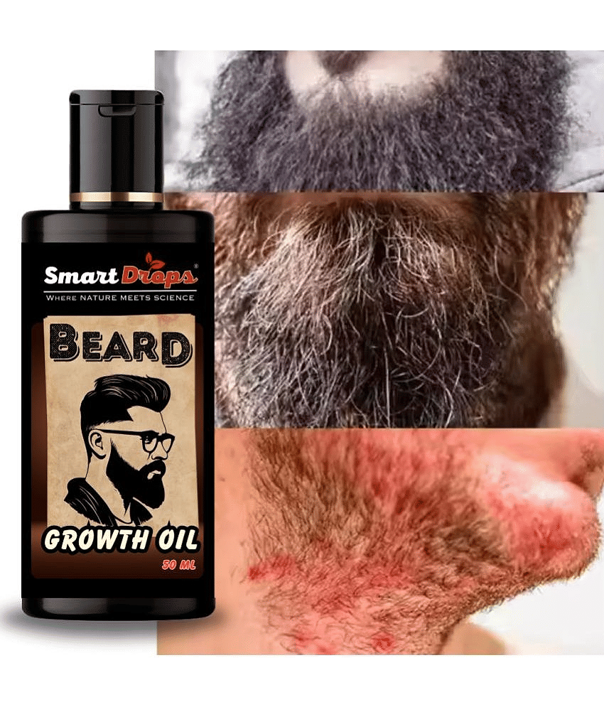 Smartdrops Others Growth And Softness Beard Oil 50 ml - Beard Care and Tools | Buy online on ZillyBuy