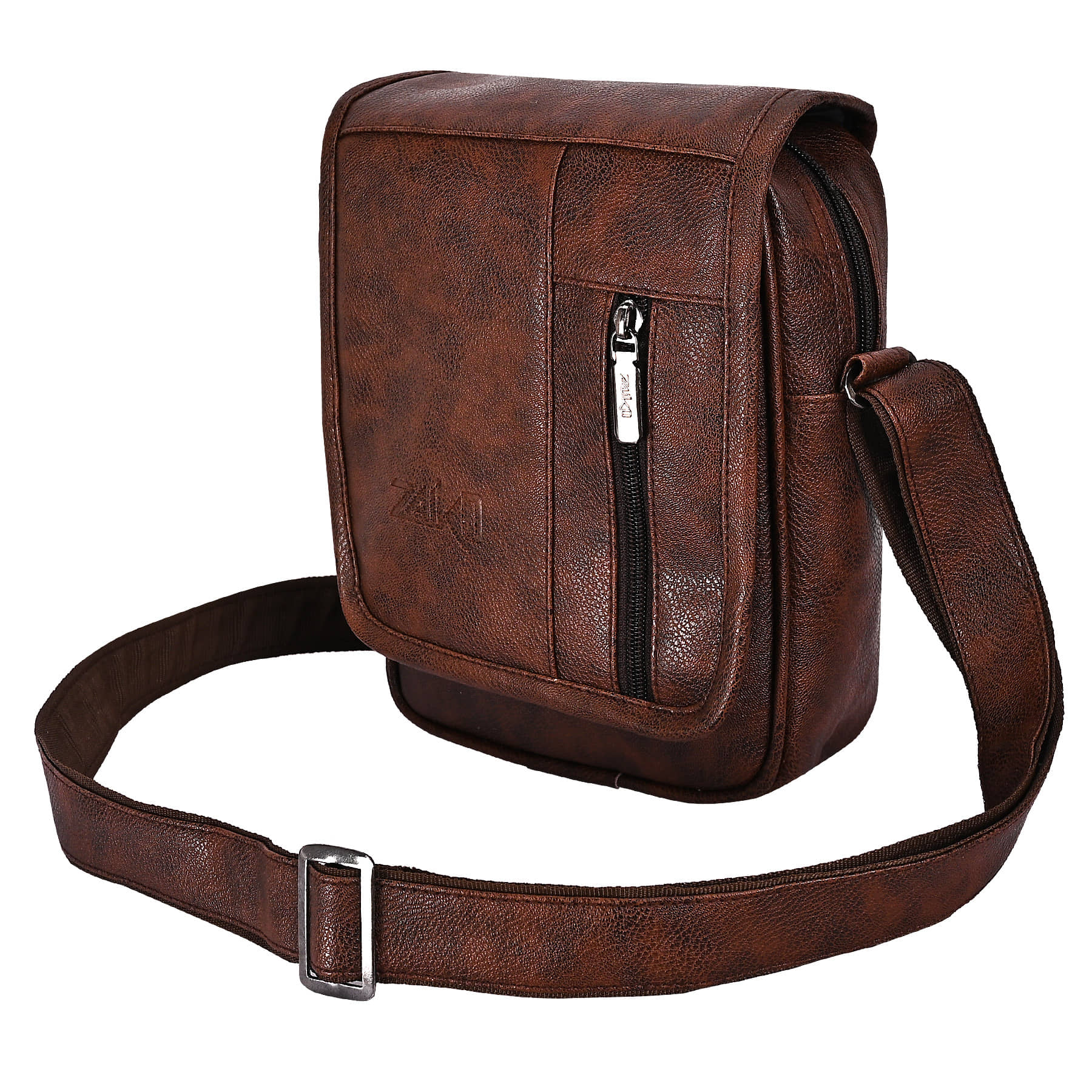 ZAIKO BAGS Brown Solid Messenger Bag - Handbags | Buy online on ZillyBuy