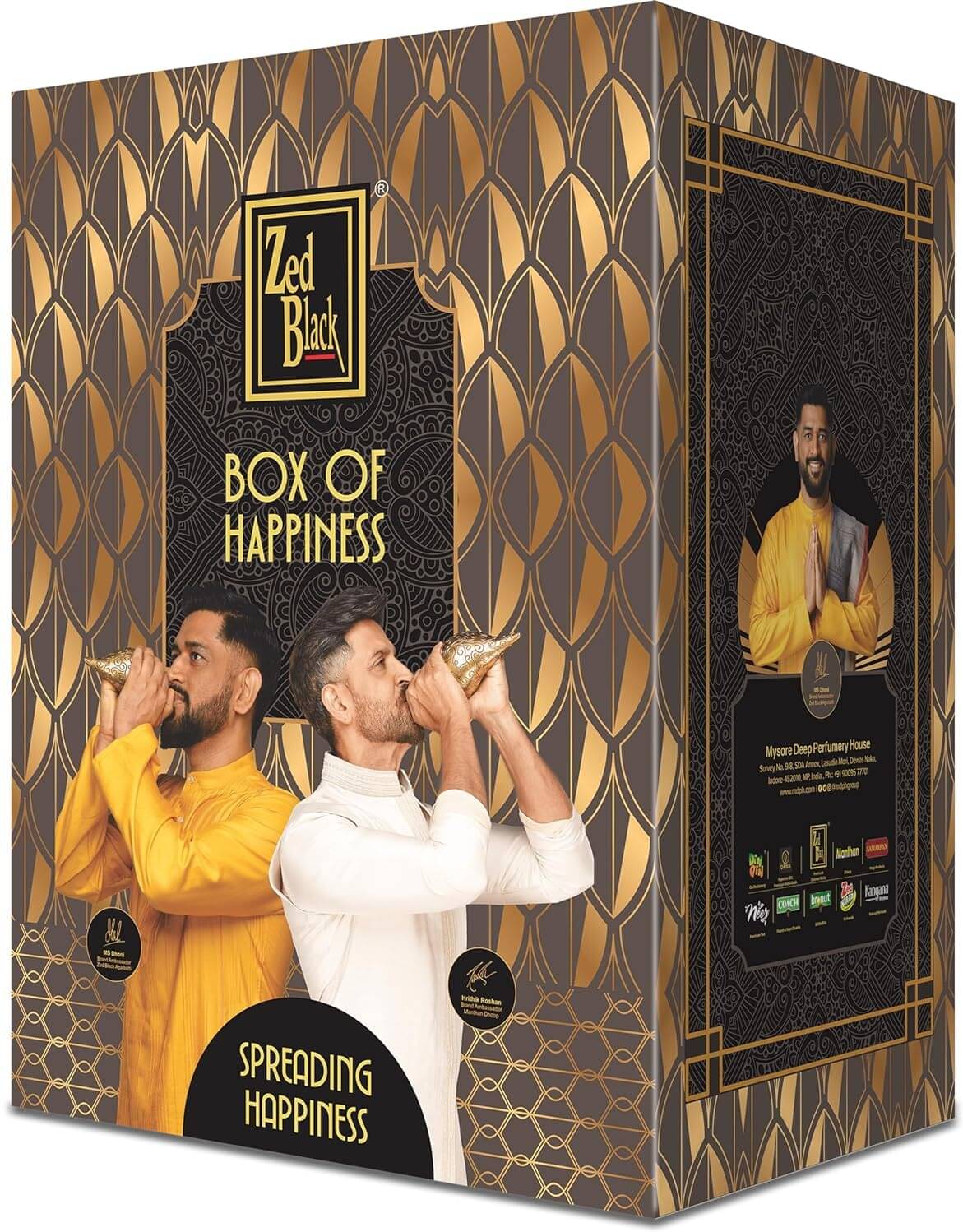     			Zed Black Incense Stick Chandan 19 Pieces ( Pack of 1 )