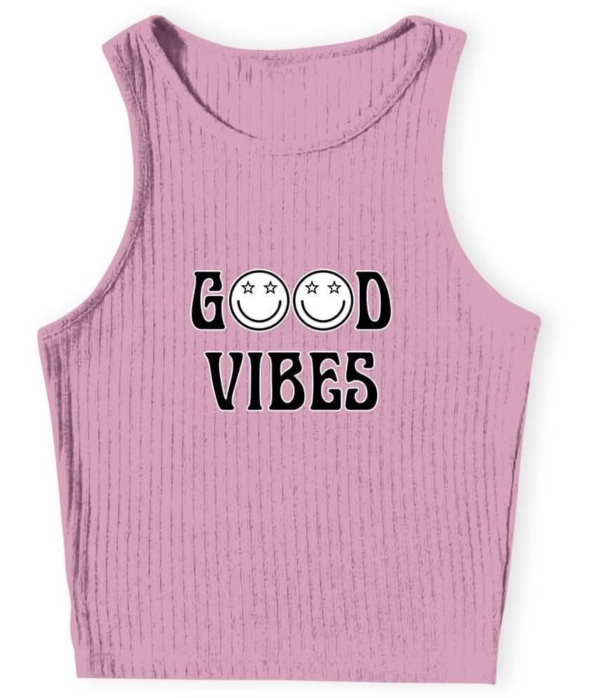     			fashion and youth Women's Cotton Blend Crop Top ( Pink )