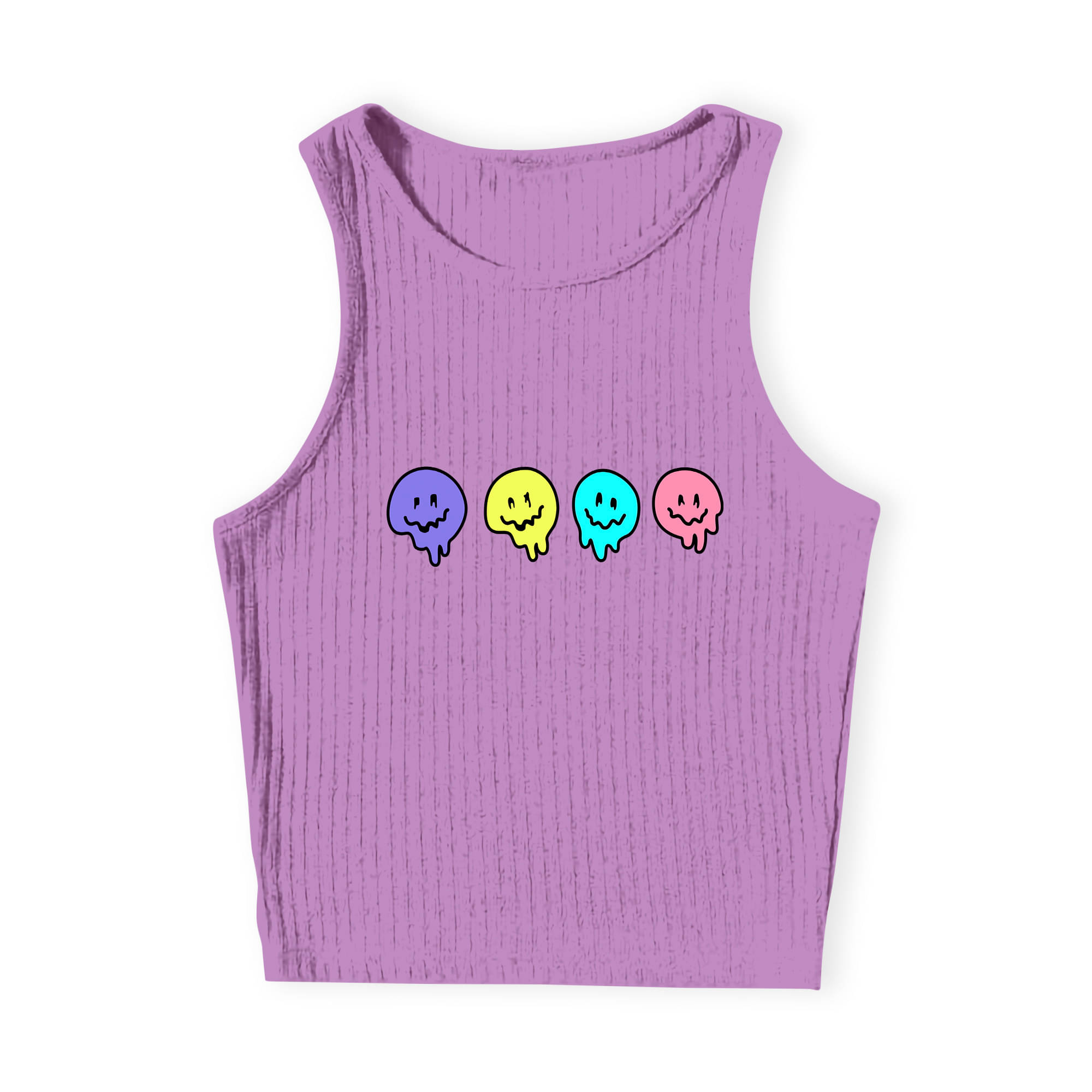     			fashion and youth Women's Cotton Blend Crop Top ( Purple )