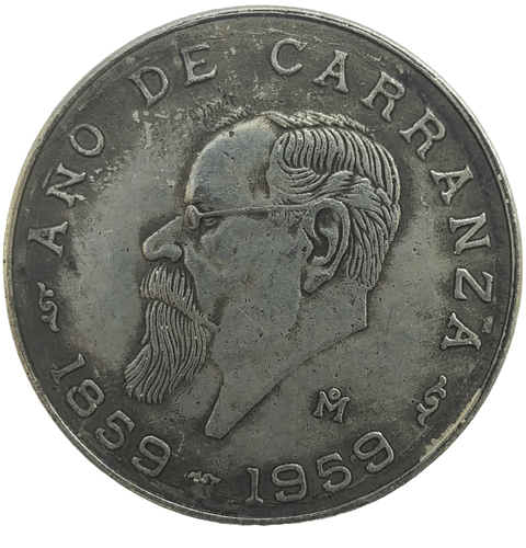     			ANO DE CARRANZA COIN IN UNIQUE AND RARE COIN IN GOOD CONDITION