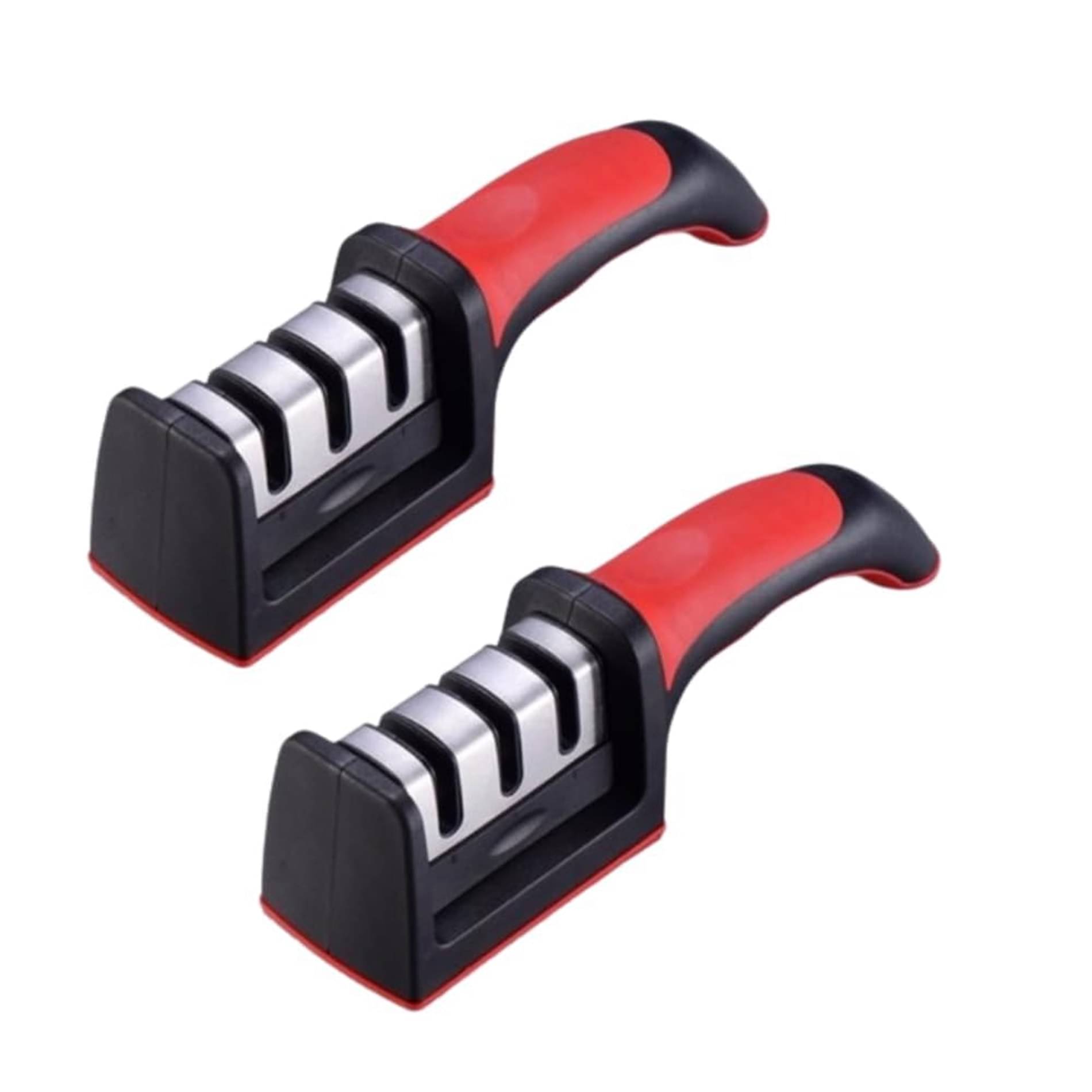 ATIPRIYA Red Stainless Steel Knife Sharpner Blade Length 6 cm ( Pack of 2 )     			ATIPRIYA Red Stainless Steel Knife Sharpner Blade Length 6 cm ( Pack of 2 )