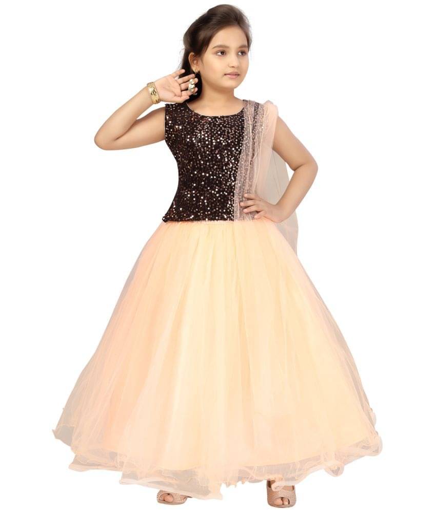     			Aarika Velvet Lehenga Choli Set For Girls ( Pack of 1 , Black )