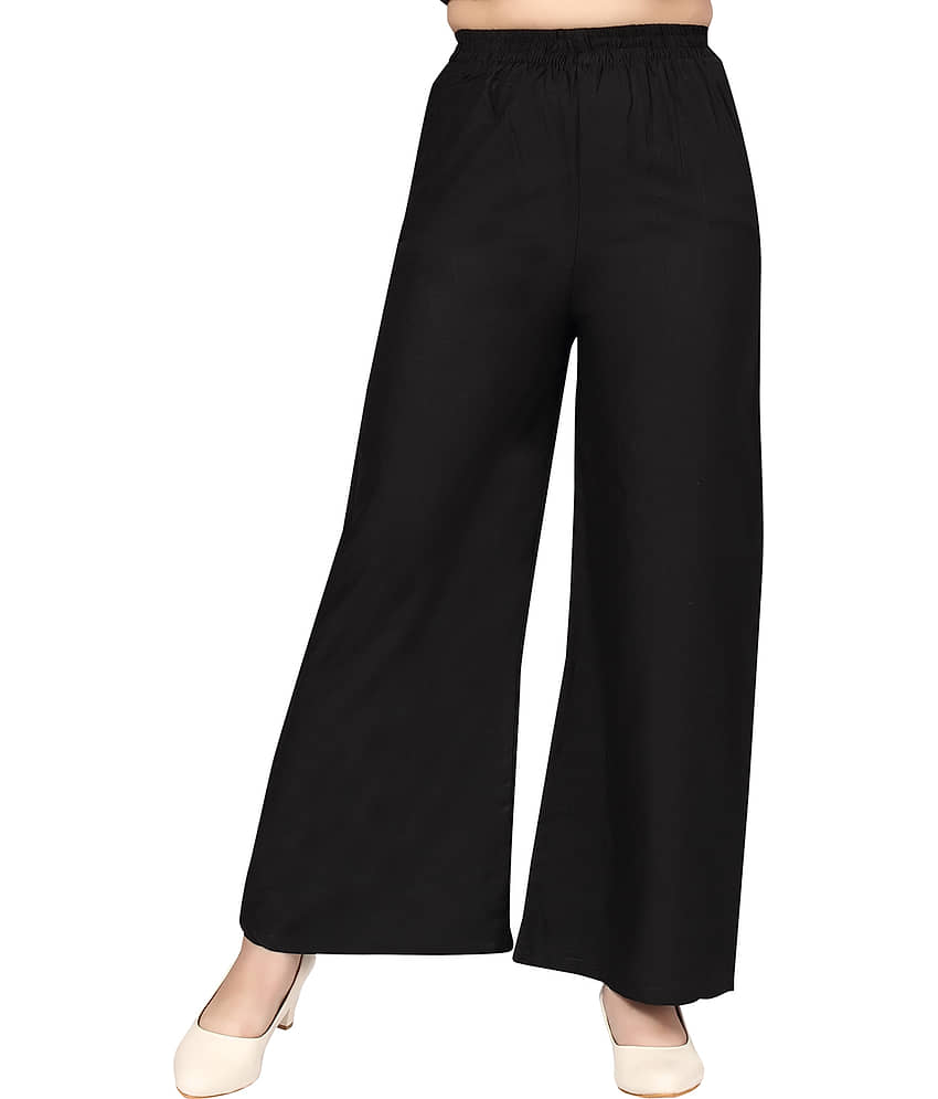 Aarika Girls Black Colour Palazzo - Trousers | Buy online on ZillyBuy