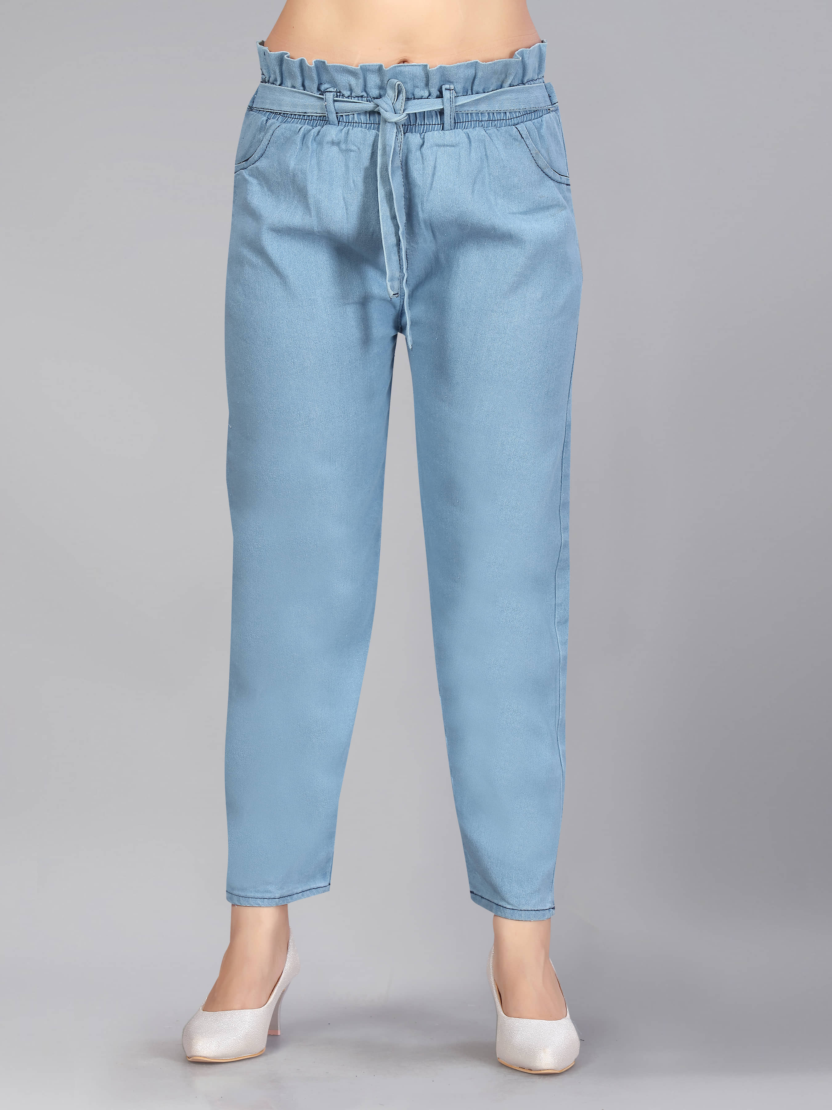 Aarika Girls Blue Colour Denim Jeans - Jeans | Buy online on ZillyBuy