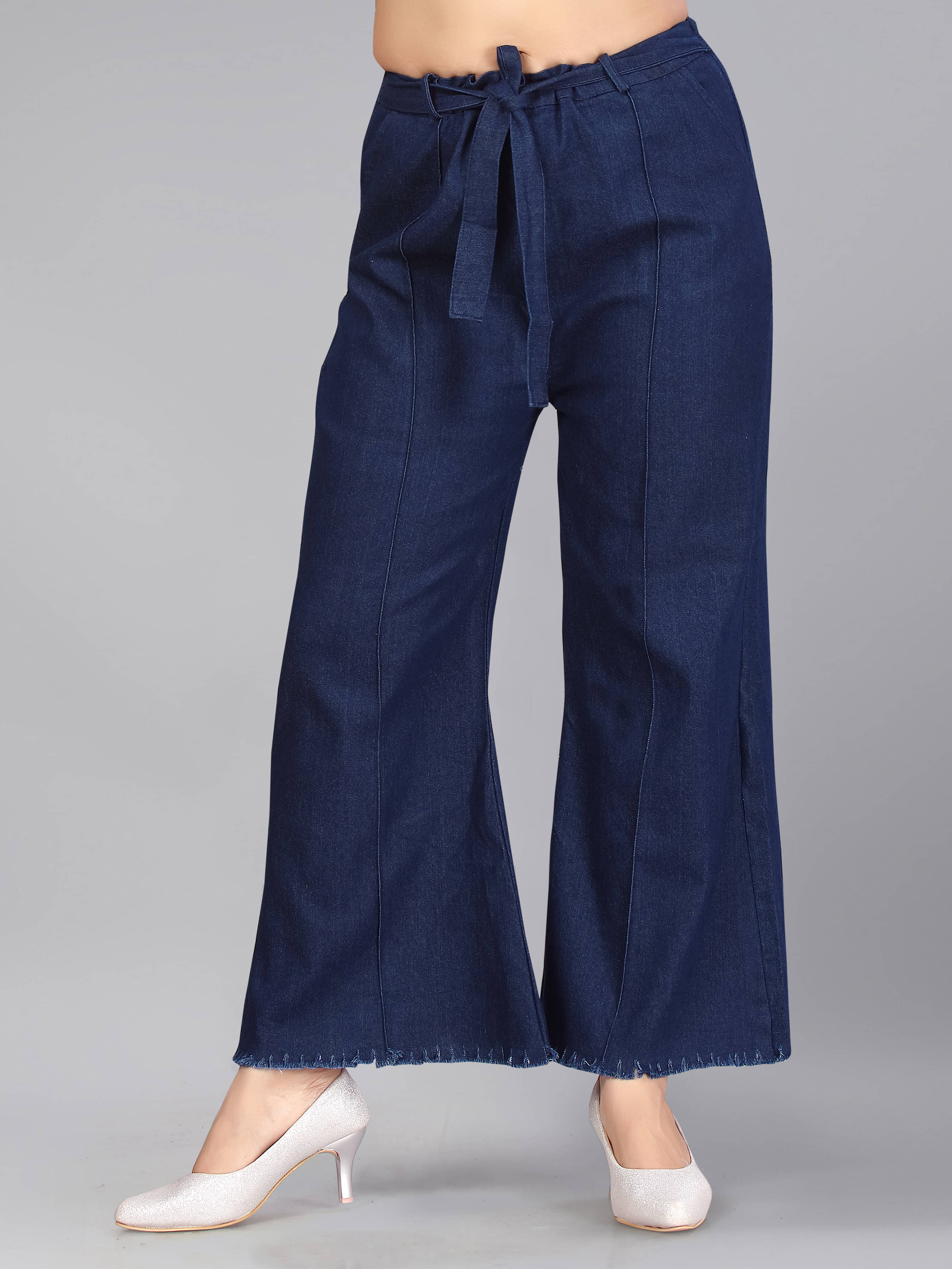     			Aarika Girls Navy Blue Colour Denim Jeans