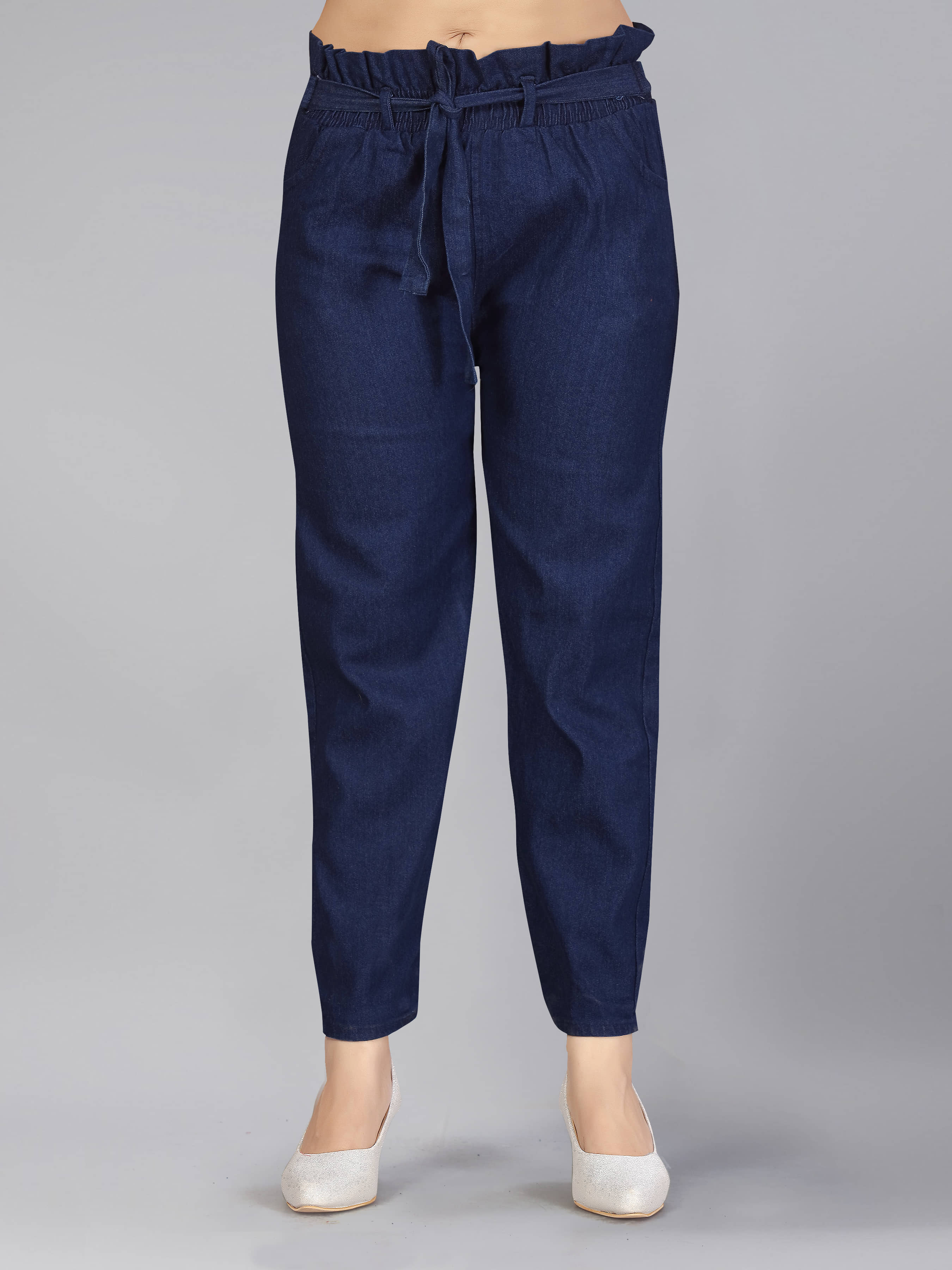 Aarika Girls Navy Blue Colour Denim Jeans - Jeans | Buy online on ZillyBuy