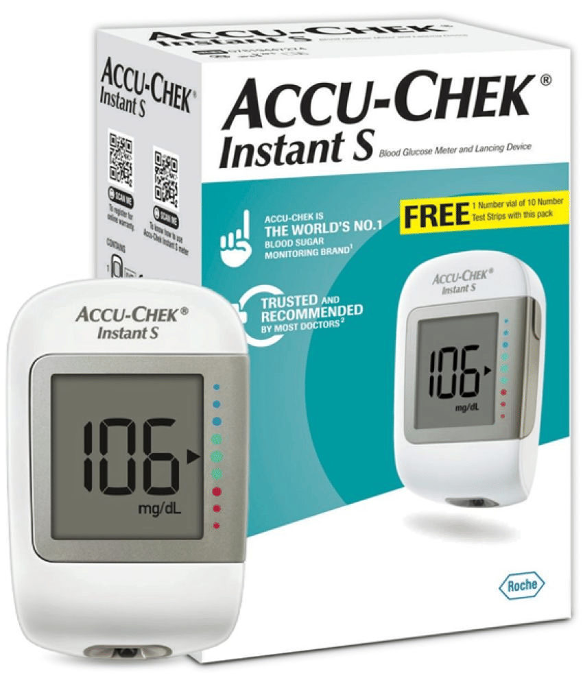 Accu-Chek Instant S Kit+10strip+10Lancet Glucometer Accu-Chek Instant S Kit+10strip+10Lancet Glucometer