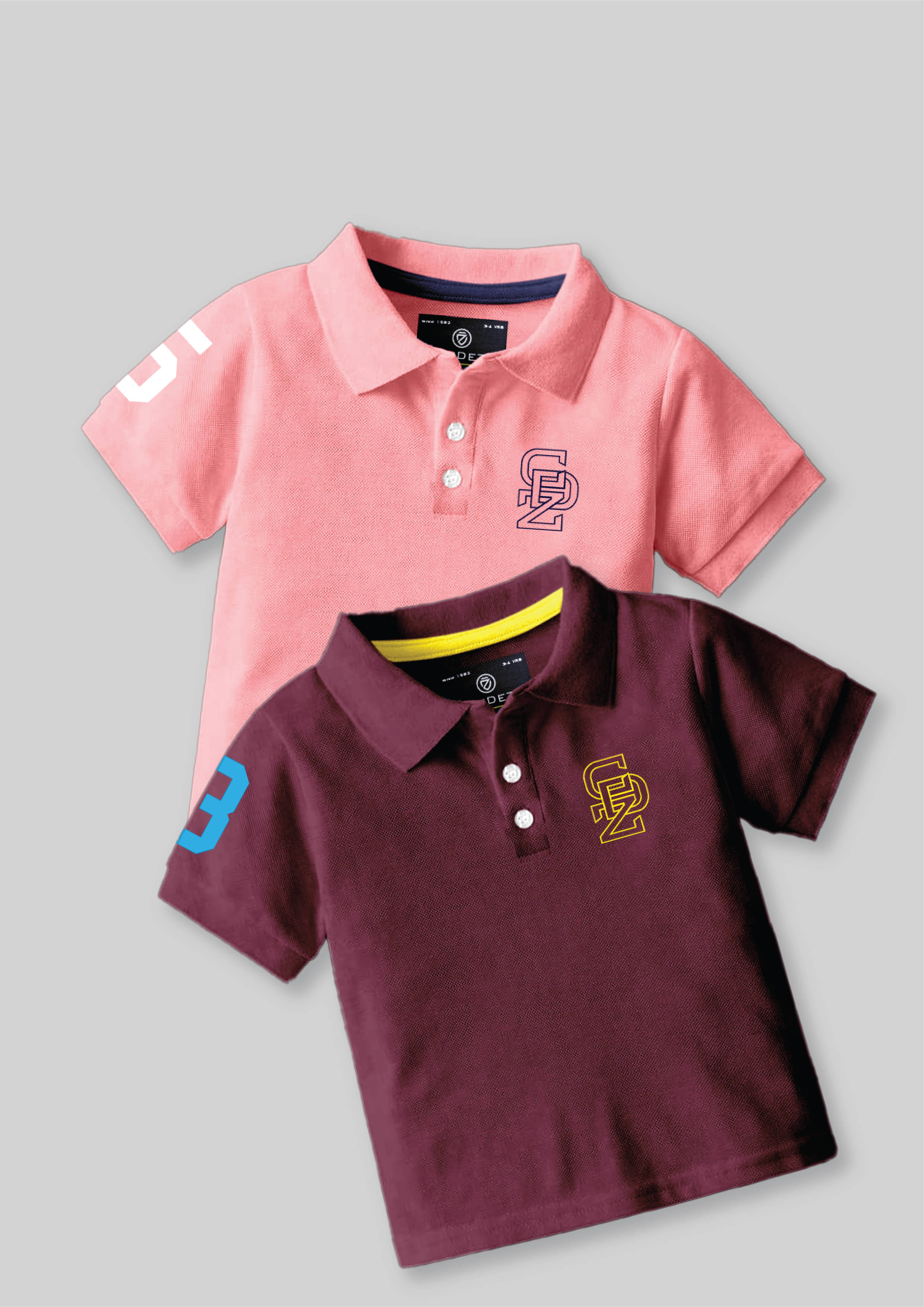     			CODEZ Pack of 3 Boys Cotton Blend T-Shirt ( Multicolor )